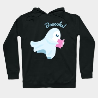 Spectral Stories: White Ghost Booooks! Halloween Hoodie